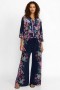Johnny Was Bottoms | Women VALERIA SILK EASY PANT Valeria