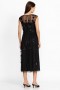 Johnny Was Dresses | Women Black Flower Beaded Maxi Dress Black Flower