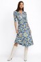 Johnny Was Dresses | Women KIARA MATTE JERSEY TEA LENGTH DRESS Kiara