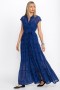 Johnny Was Dresses | Women MARINA JOY SILK MAXI DRESS Sailor Blue