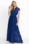 Johnny Was Dresses | Women MARINA JOY SILK MAXI DRESS Sailor Blue