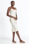 Johnny Was Dresses | Women Midi Length Slip Ecru