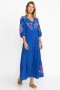 Johnny Was Dresses | Women SHILO DOLMAN TIERED KNIT DRESS Blue Gem