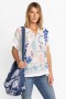 Johnny Was Handbags | Women ALICENT DENIM TOTE BAG Denim Blue