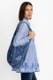 Johnny Was Handbags | Women TARRA SLOUCHY TOTE BAG Denim Blue