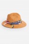 Johnny Was Hats | Women Layla Scarf Raffia Safari Hat Layla