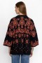 Johnny Was Kimonos | Women JULIANNA SHORT KIMONO Black