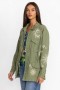 Johnny Was Outerwear | Women ANDROMEDA PARIS DRAWSTRING ARMY COAT Tortoise
