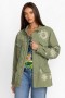 Johnny Was Outerwear | Women ANDROMEDA PARIS DRAWSTRING ARMY COAT Tortoise