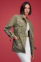 Johnny Was Outerwear | Women ANDROMEDA PARIS DRAWSTRING ARMY COAT Tortoise