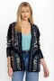Johnny Was Outerwear | Women VOLETTA CARDIGAN Black
