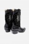 Johnny Was Shoes | Women Night Sky Cowboy Boot Black