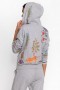 Johnny Was Tops | Women ADELA HEATHER FRENCH TERRY ZIPUP SWEATSHIRT Light Heather Gray