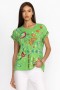 Johnny Was Tops | Women AVERI RELAXED TEE Kelly Green