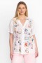 Johnny Was Tops | Women COOPER EMBROIDERED BUTTON UP White