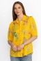 Johnny Was Tops | Women EVANGELINE SMOCKED LISBON SHIRT Sunshine