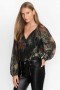 Johnny Was Tops | Women Evelina Metallic Blouse Multi