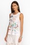 Johnny Was Tops | Women HAWAII KNIT TANK White