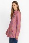 Johnny Was Tops | Women INDALO BUTTON DOWN SHIRT TUNIC Stripe