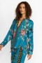 Johnny Was Tops | Women LAGOON BELINDA BUTTON UP Lagoon