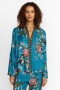 Johnny Was Tops | Women LAGOON BELINDA BUTTON UP Lagoon