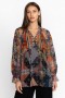 Johnny Was Tops | Women Mazzy Poet Blouse Multi