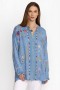 Johnny Was Tops | Women OANNA BLOUSE Blissful Blue