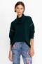 Johnny Was Tops | Women Rhode Cowl Neck Sweater Emerald