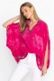 Johnny Was Tops | Women SASCHA PONCHO Forget Me Not