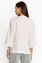 Johnny Was Tops | Women SPLIT V-NECK TOP WITH SLEEVE SLITS Bright White
