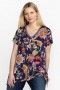 Johnny Was Tops | Women THE JANIE FAVORITE DRAPE TUNIC- VIVIENNE VO Vivienne Vo