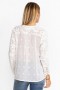 Johnny Was Tops | Women WINTER BUNNY BLOUSE White