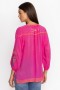 Johnny Was Tops | Women ZADONIA BLOUSE Fuchsia