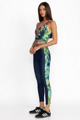 Johnny Was Active | Women Bee Active Legging With Pockets Tigres