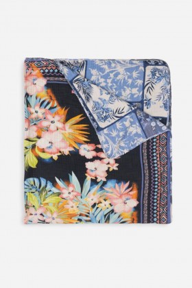 Johnny Was Blankets | Women MOANUH GAUZE BLANKET Moanuh Scarf Print