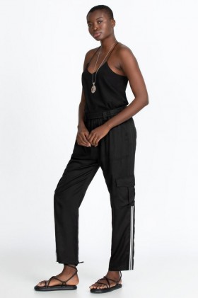 Johnny Was Bottoms | Women Cargo Pant Black