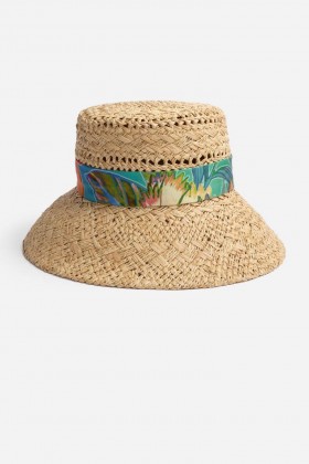 Johnny Was Hats | Women HELENA BUCKET HAT Natural