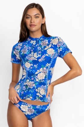 Johnny Was Swim & Resort | Women BLUE DOVE SURF SHIRT Blue Dove