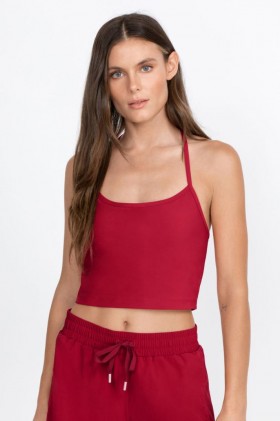 Johnny Was Tops | Women Endurance Cross Back Cami Rio Red