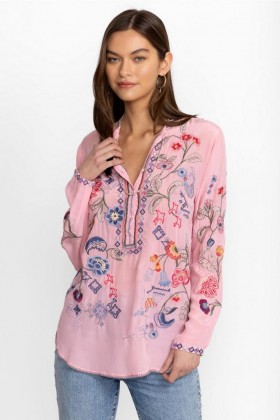 Johnny Was Tops | Women NYA BLOUSE Taffy