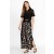 Johnny Was Bottoms | Women DOMINGO HIGH SLIT LINEN SKIRT Black