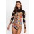 Johnny Was Swim & Resort | Women BLACK ROYAL CUT OUT BACK SURF SHIRT Multi