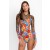 Johnny Was Swim & Resort | Women CHEETAH CROSS OVER NECK SURF ONE PIECE Multi