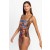 Johnny Was Swim & Resort | Women CHEETAH RUCHED ONE PIECE Multi
