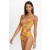 Johnny Was Swim & Resort | Women SUNSHINE AND KALEIDA RUCHED ONE PIECE Sunshine And Kaleida