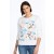 Johnny Was Tops | Women Florida Raglan Sweatshirt White