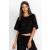 Johnny Was Tops | Women SANTI CROPPED BLOUSE Black