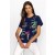 Johnny Was Tops | Women TRAVEL CREW NECK TEE Navy