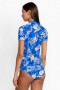  Johnny Was Swim & Resort | Camisa de surf feminina BLUE DOVE