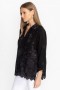  Johnny Was Tops | Blusa feminina LEMMI preta